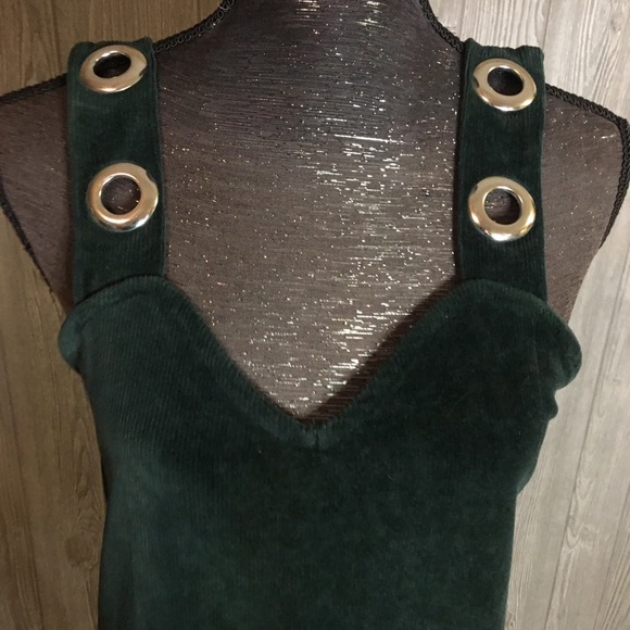 Wild Fable Green Corduroy Overall Dress Size L - Picture 5 of 8